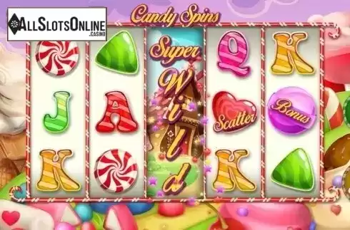 Super Wild Bonus screen. Candy Spins from MetaGU