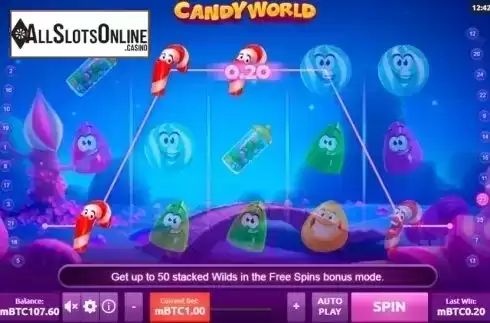 Win Screen 3. Candy World from Rakki