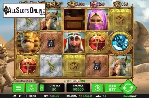 Screen. Cash & Camels from StakeLogic