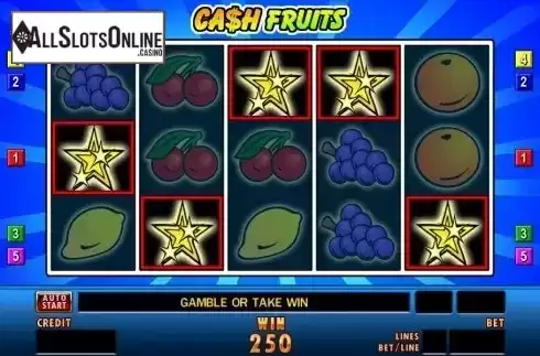Screen4. Cash Fruits from Merkur