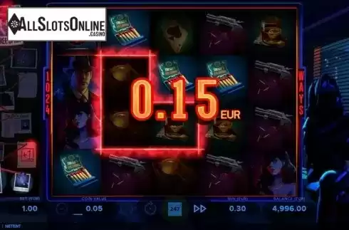 Win Screen 1. Cash Noire from NetEnt