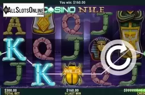 Win Screen 2. Casino Nile from Slot Factory
