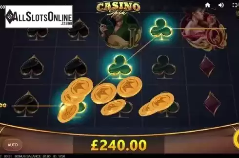 Win Screen 4. Casino Spin from Max Win Gaming
