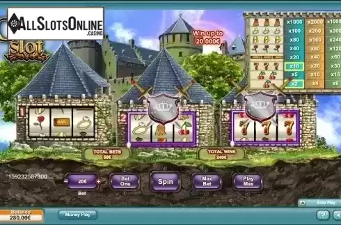 Screen 1. Castle Slot from NeoGames