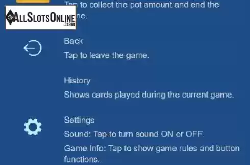 Game rules 4. Cards Hi Lo from PG Soft