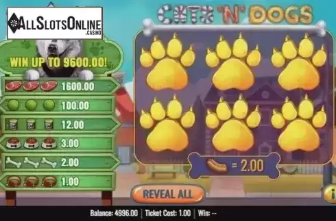 Game Screen 2. Cats 'N' Dogs from IGT