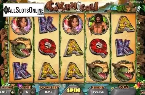 Screen 1. Cavemen from Capecod Gaming