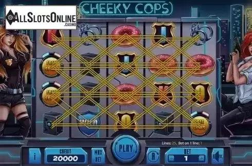 Reels screen. Cheeky Cops from X Card
