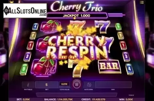Respin. Cherry Trio from iSoftBet