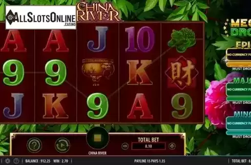 Win Screen 3. China River from Bally