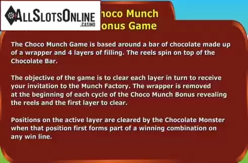 Screen4. Choco Munch from Playtech