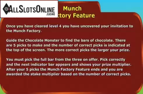 Screen6. Choco Munch from Playtech