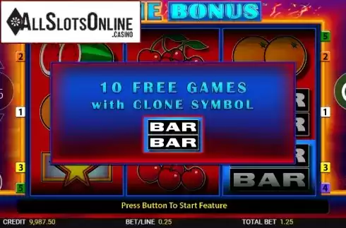 Win Free Games. Clone Bonus from Reel Time Gaming