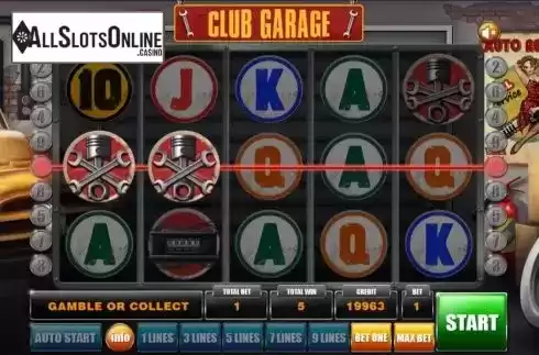 Win screen 2. Club Garage from Mancala Gaming