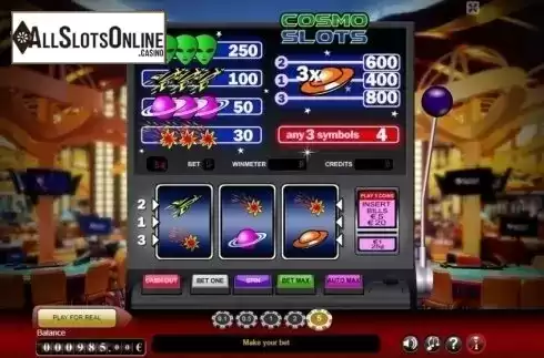 Win Screen. Cosmo Slots from GameScale