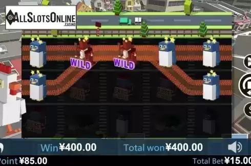 Win Screen. Crossy Road from Virtual Tech