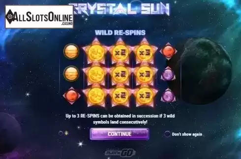 Intro 2. Crystal Sun from Play'n Go