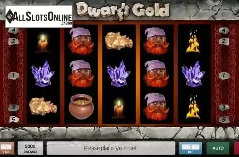 Reel Screen. Dwarf's Gold from InBet Games