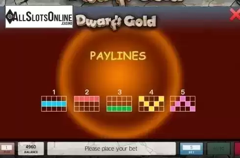 Lines. Dwarf's Gold from InBet Games