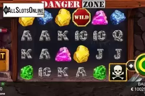 Reel Screen. Danger Zone from Booming Games