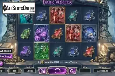Reel Screen. Dark Vortex from Yggdrasil