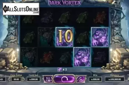 Win Screen. Dark Vortex from Yggdrasil