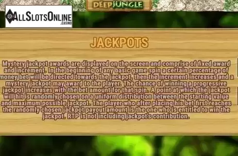 Jackpots. Deep Jungle from Fazi