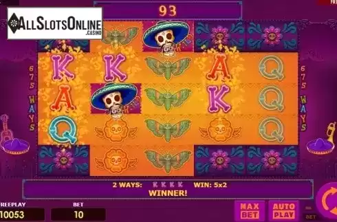Win Screen 4. Dia Muertos from Amatic Industries