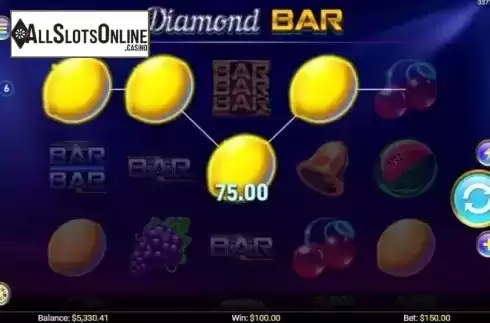 Win screen 2. Diamond Bar from Mobilots