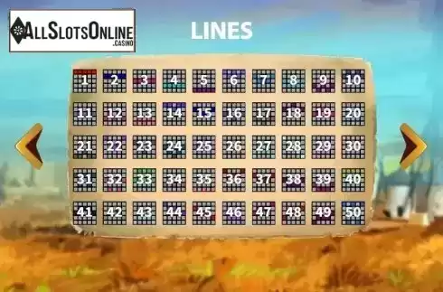 Lines screen 1. Don Quixote from KA Gaming