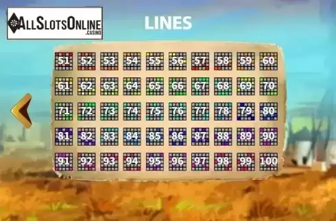 Lines screen 2. Don Quixote from KA Gaming