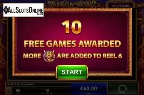 Free Spins 1. Dragon Bond from Playtech