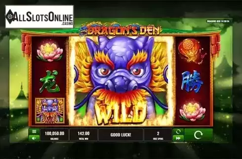 Game workflow 5. Dragon's Den from Playreels