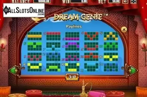 Lines . Dream Genie from Allbet Gaming