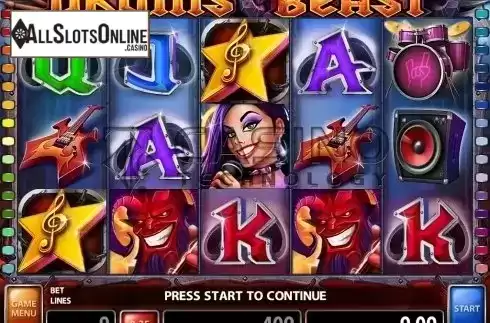 Win Screen 2. Drums Beast from Casino Technology