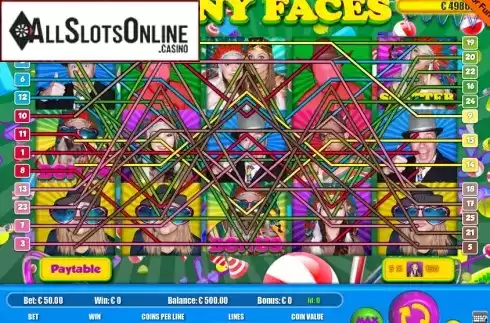 Screen4. Funny Faces from Portomaso Gaming