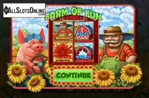 Screen 1. Farm of Fun from Spinomenal