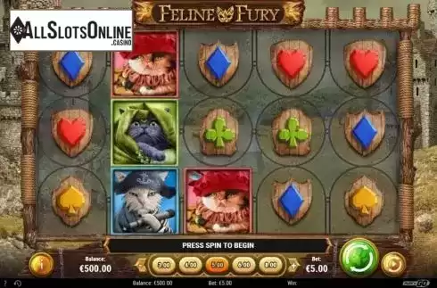Reel Screen. Feline Fury from Play'n Go