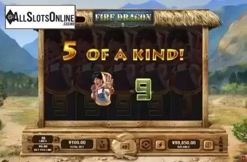 5 of a Kind. Fire Dragon from RTG