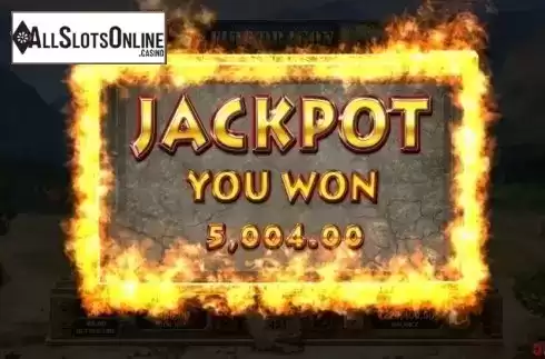 Jackpot Win. Fire Dragon from RTG