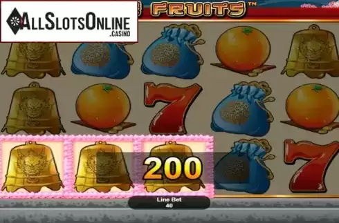 Win Screen. Five Fruits from FunFair
