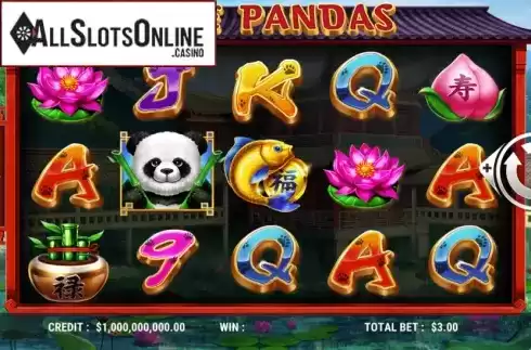 Reel Screen. Five Pandas from Slot Factory