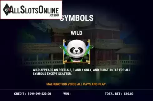 Wild. Five Pandas from Slot Factory