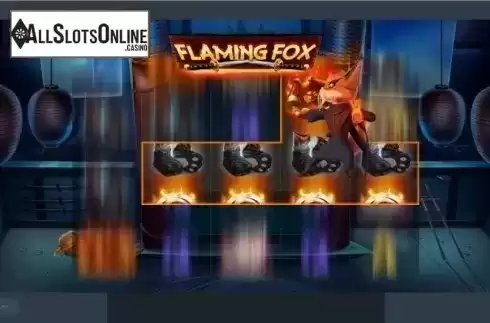 Special Feature Screen. Flaming Fox from Red Tiger