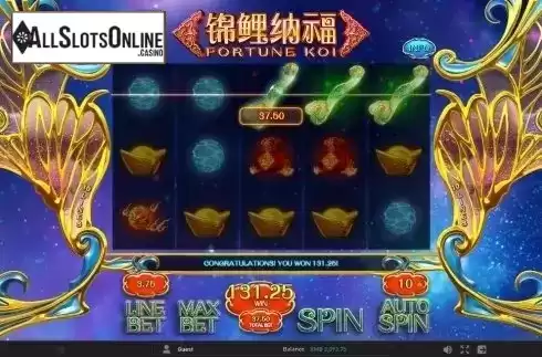 Screen 2. Fortune Koi from GamePlay