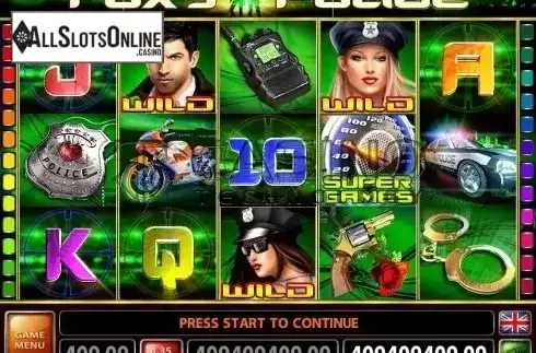 Screen5. Foxy Police from Casino Technology