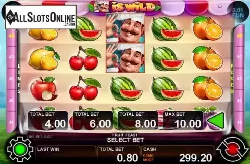 Reel Screen. Fruit Feast from Casino Technology