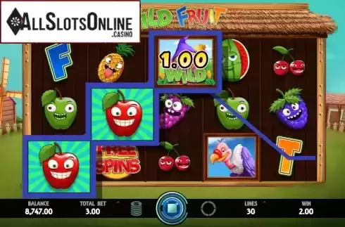Win Screen 1. Wild Fruit from Caleta Gaming