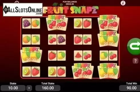 Win Screen 1. Fruit Snapz from 1X2gaming