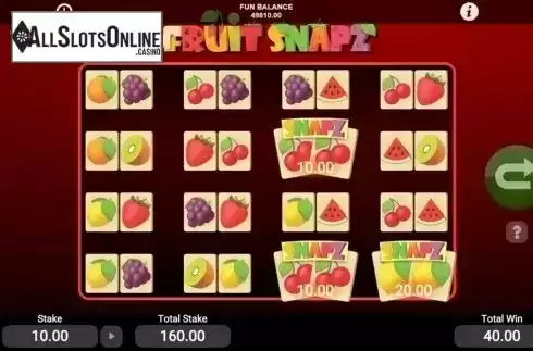 Win Screen 2. Fruit Snapz from 1X2gaming